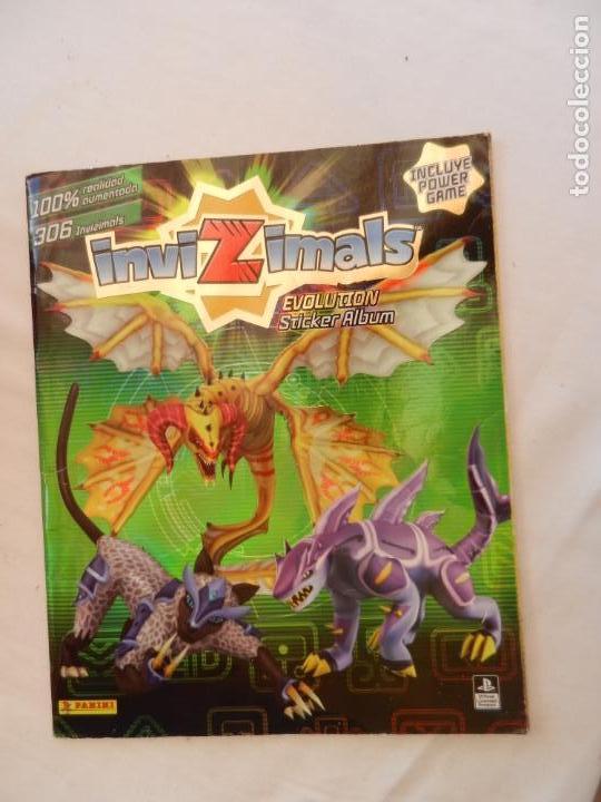 C&oacute;mics: ALBUM DE CROMOS STICKER INVIZIMALS EVOLUTION PANINI 2012 - 166 CROMOS - Foto 1