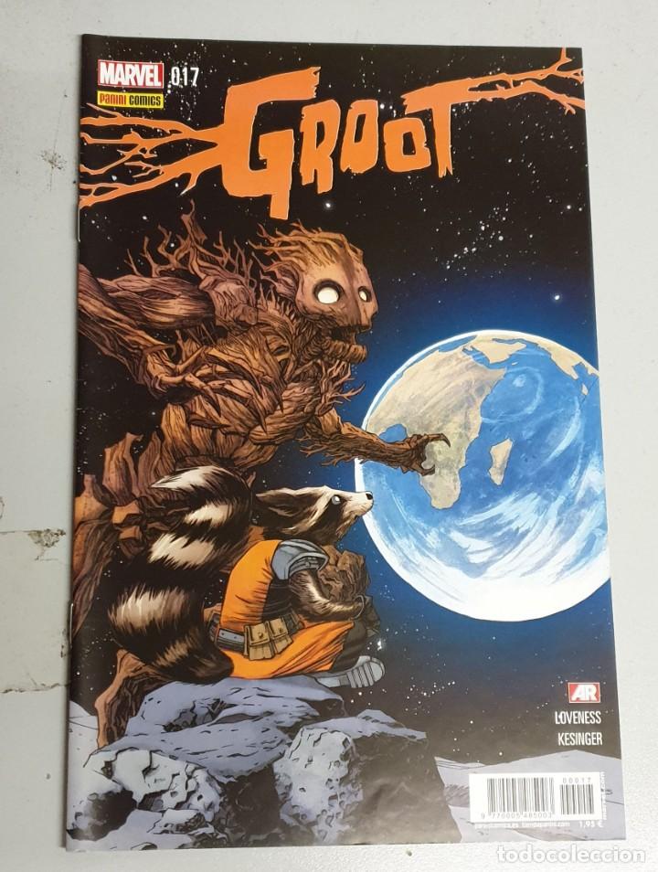 C&oacute;mics: MAPACHE COHETE N&ordm; 17 - GROOT N&ordm; 6 / MARVEL - PANINI - Foto 1