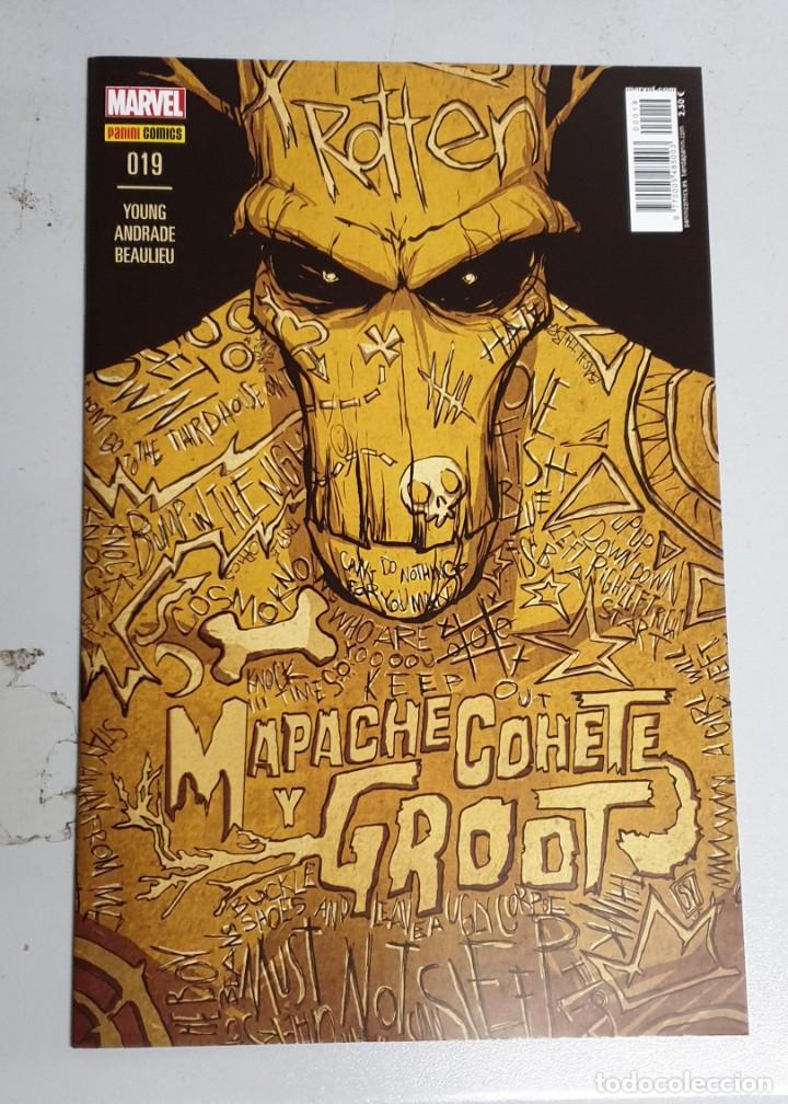 C&oacute;mics: MAPACHE COHETE N&ordm; 19 - MAPACHE COHETE Y GROOT N&ordm; 2 / MARVEL - PANINI - Foto 1