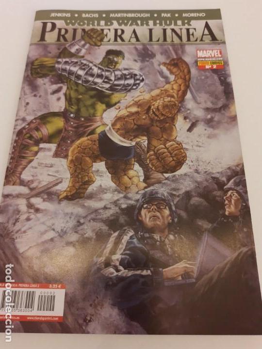 C&oacute;mics: WORLD WAR HULK. PRIMERA LINEA. NUMS. 1-2-3-4-5. COMPLETA - Foto 3