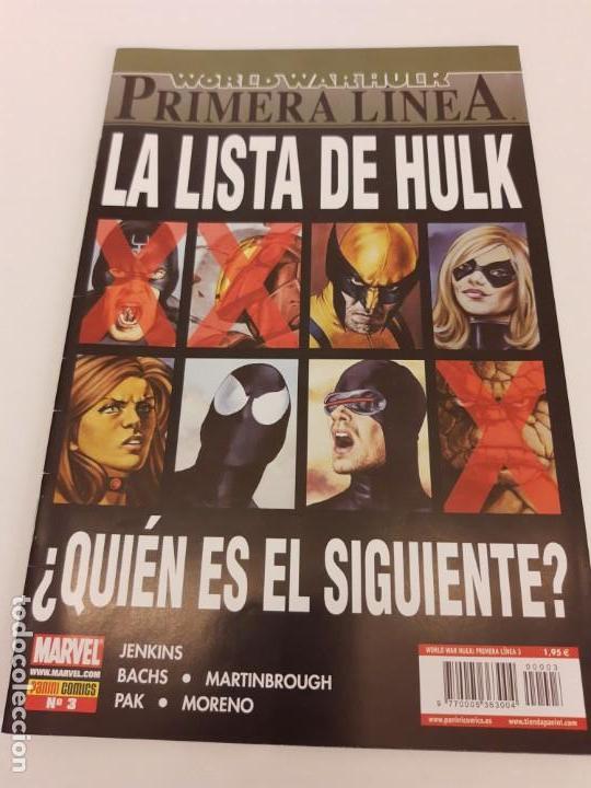 C&oacute;mics: WORLD WAR HULK. PRIMERA LINEA. NUMS. 1-2-3-4-5. COMPLETA - Foto 4