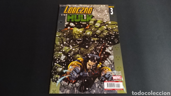 C&oacute;mics: EXCELENTE ESTADO ULTIMATE LOBEZNO VS. HULK 3 PANINI COMICS - Foto 1