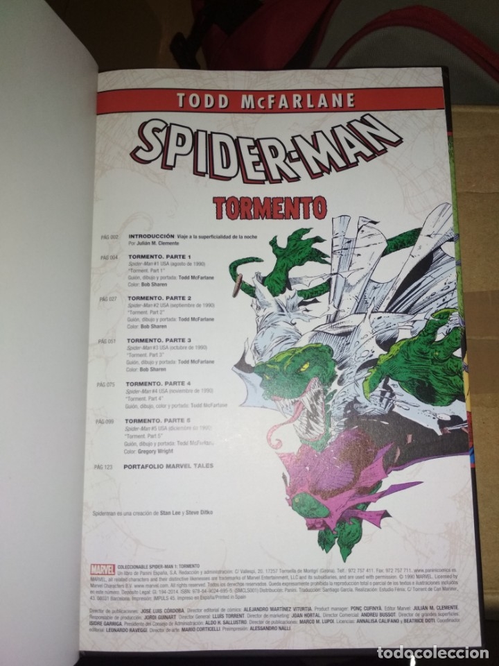 C&oacute;mics: spiderman 1 mcfarlane tormento panini COLECCIONABLE SPIDER MAN - Foto 2
