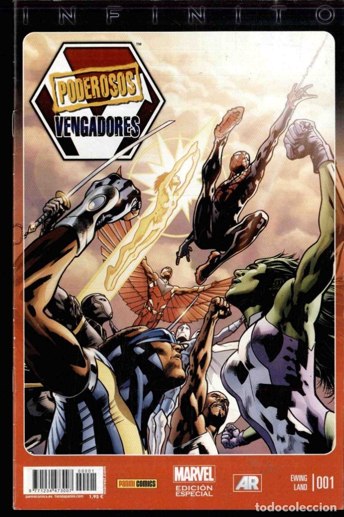 C&oacute;mics: poderosos vengadores volumen 2, n&ordm;s 1,2,3,4,5,6,7,8,9 - Foto 1