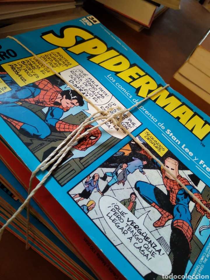 C&oacute;mics: SPIDERMAN. TIRAS DE PRENSA. 34 NUMEROS. COMPLETA. - Foto 2
