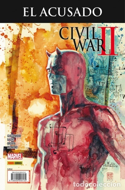 C&oacute;mics: CIVIL WAR II EL ACUSADO - PANINI - IMPECABLE - Foto 1