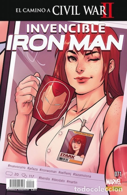 C&oacute;mics: INVENCIBLE IRON MAN VOL. 2 N&ordm; 71 - PANINI - IMPECABLE - Foto 1