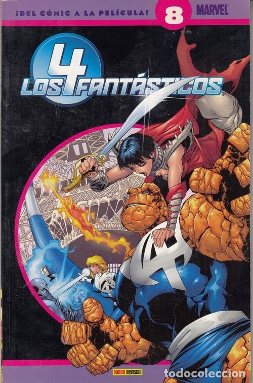 C&oacute;mics: LOS 4 FANTASTICOS - DEL COMIC A LA PELICULA - MARVEL PANINI N&ordm; 8 - Foto 1