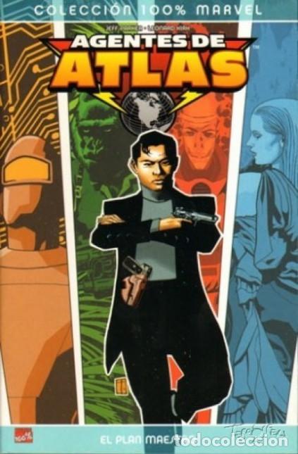 C&oacute;mics: COL. 100 % MARVEL - AGENTES DE ATLAS. EL PLAN MAESTRO - PANINI - IMPECABLE - MTFA - Foto 1