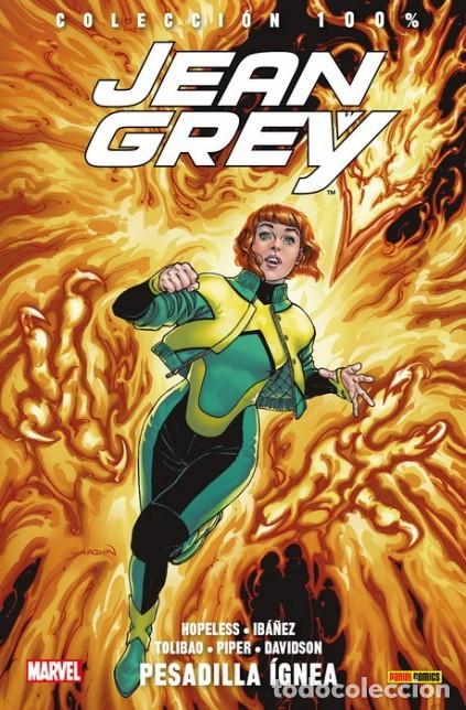 C&oacute;mics: COL. 100 % PANINI COMICS - JEAN GREY N&ordm; 1 PESADILLA IGNEA - PANINI - IMPECABLE - MTFA - Foto 1