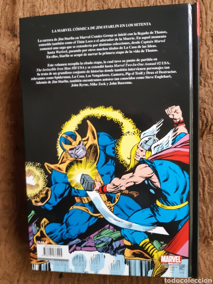 C&oacute;mics: TEBEOS-C&Oacute;MICS CANDY ● LA SAGA DE THANOS ● CAPIT&Aacute;N MARVEL ● WARLOCK ● OMNIGOLD COMPLETA ● SDT X0922 ● - Foto 4
