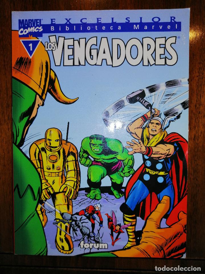 C&oacute;mics: BIBLIOTECA MARVEL EXCELSIOR - LOS VENGADORES N&ordm; 1 - FORUM - Foto 1