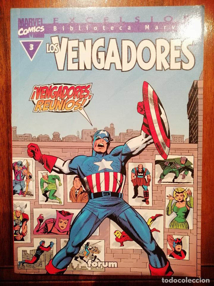 C&oacute;mics: BIBLIOTECA MARVEL EXCELSIOR - LOS VENGADORES N&ordm; 3 - FORUM - Foto 1