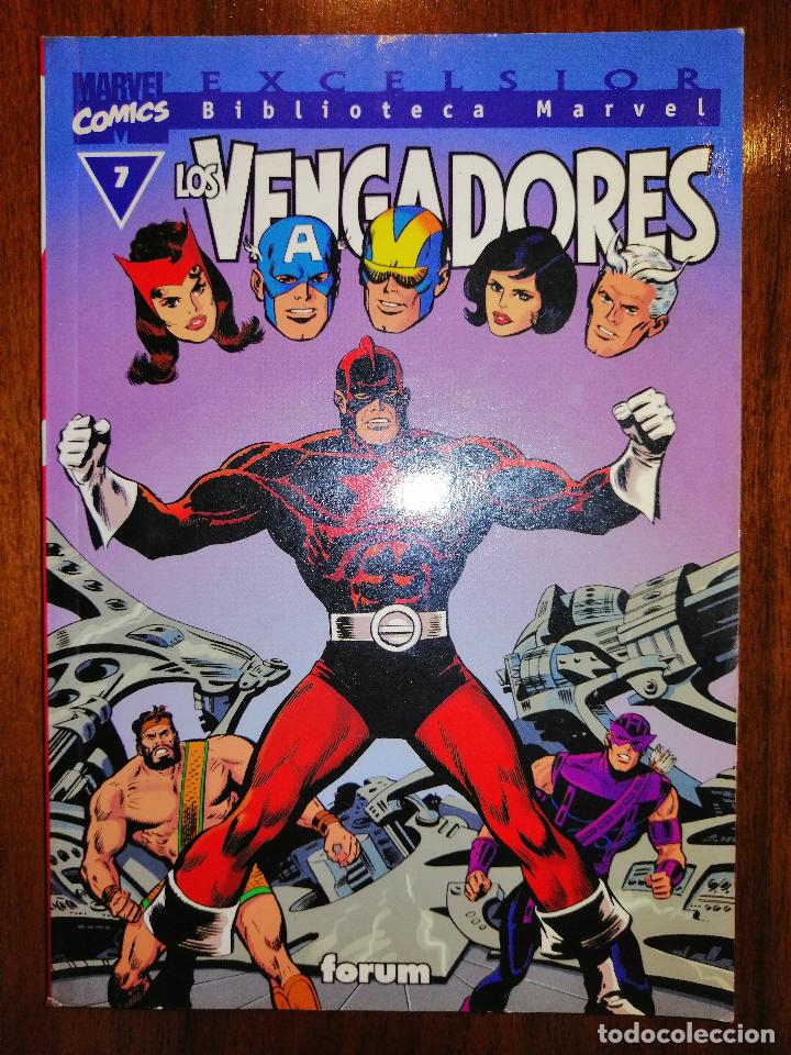 C&oacute;mics: BIBLIOTECA MARVEL EXCELSIOR - LOS VENGADORES N&ordm; 7 - FORUM - Foto 1