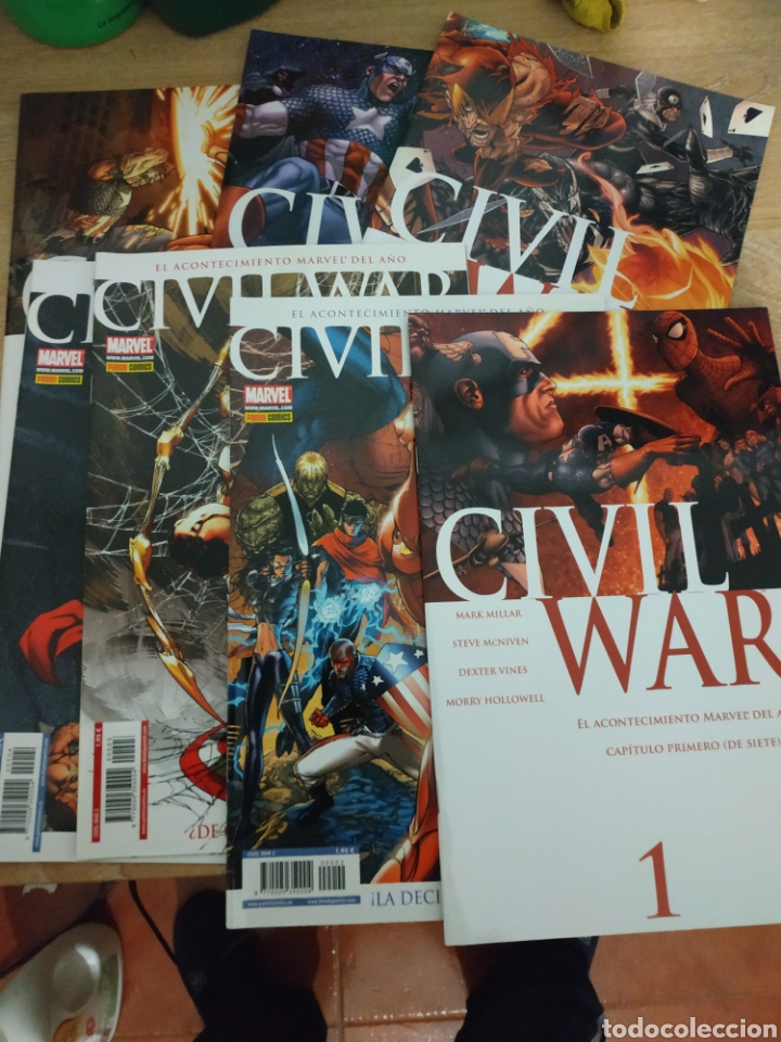 C&oacute;mics: Civil war 7 n&uacute;meros panini - Foto 1