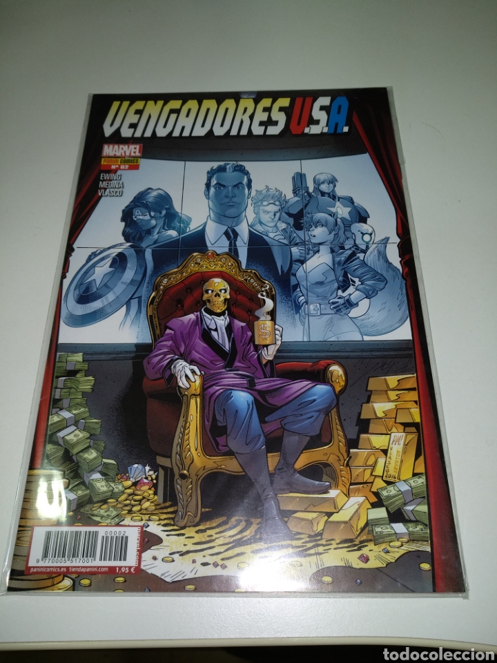 C&oacute;mics: C1A - VENGADORES U.S.A. N&ordm; 2 / PANINI - Foto 1