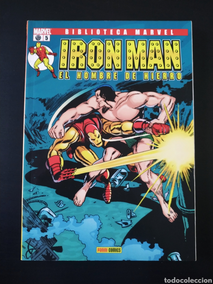 C&oacute;mics: MUY BUEN ESTADO IRON MAN 5 BIBLIOTECA MARVEL PANINI COMICS - Foto 1
