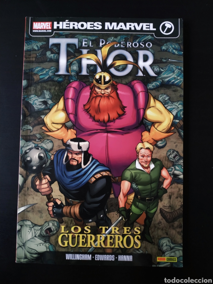 C&oacute;mics: CASI EXCELENTE ESTADO EL PODEROSO THOR LOS TRES GUERREROS PANINI COMICS - Foto 1