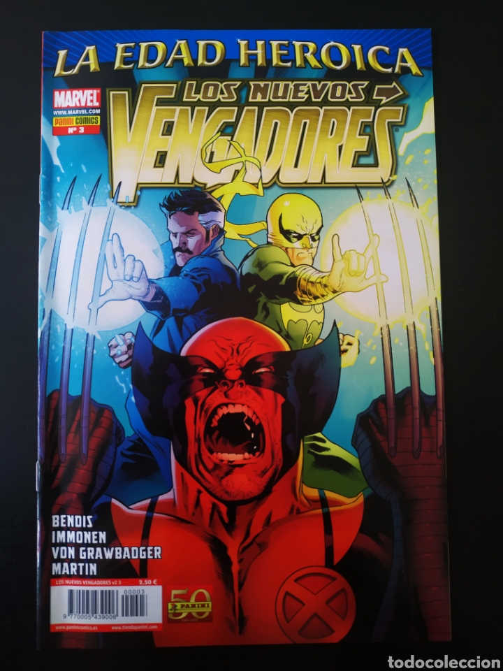 C&oacute;mics: DE KIOSCO LOS NUEVOS VENGADORES 3 PANINI COMICS - Foto 1