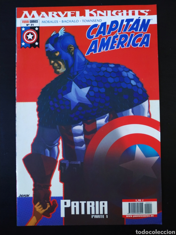 C&oacute;mics: DE KIOSCO MARVEL KNIGHTS 0CAPITAN AMERICA 21 PANINI COMIC - Foto 1