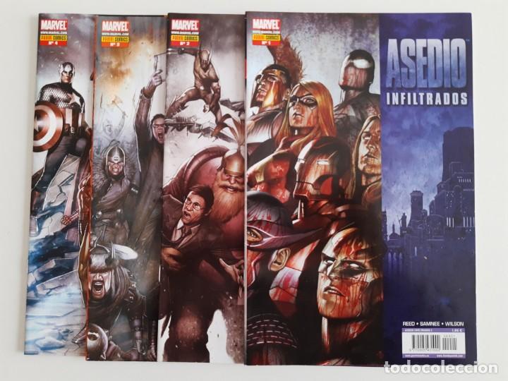 C&oacute;mics: ASEDIO. INFILTRADOS. NUM 1-2-3-4. COMPLETA - Foto 1