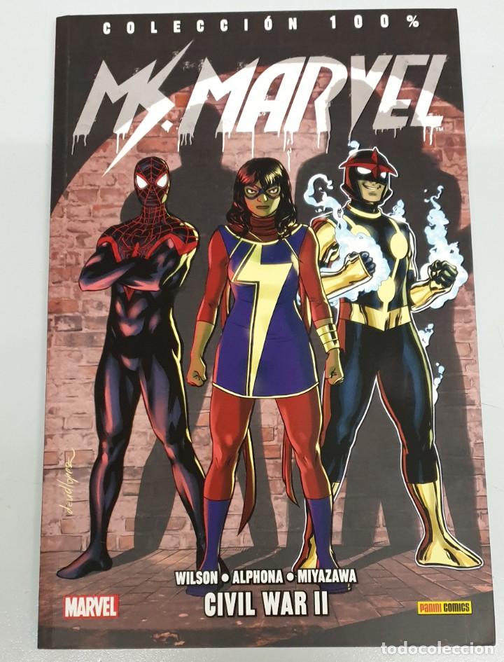 C&oacute;mics: MS. MARVEL N&ordm; 5 : CIVIL WAR II / COLECCION 100% MARVEL / PANINI - Foto 1