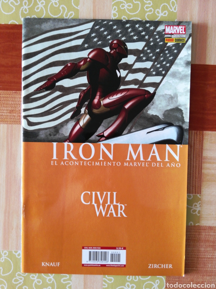 C&oacute;mics: Iron man - Civil War ( panini comics) - Foto 1