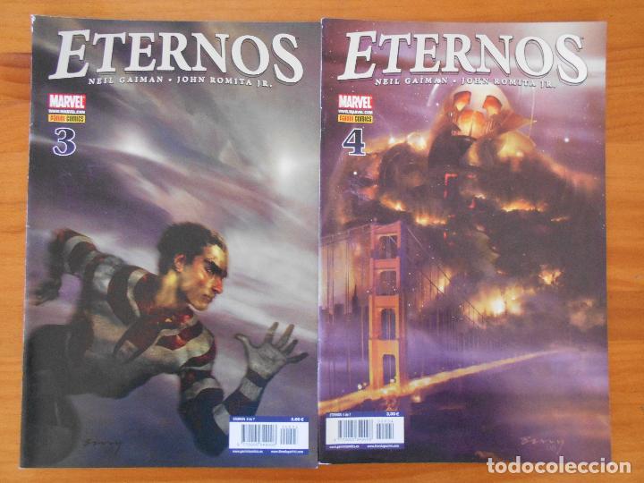 C&oacute;mics: ETERNOS - N&ordm; 1,2,3 Y 4 - NEIL GAIMAN - MARVEL - PANINI (FI1) - Foto 3