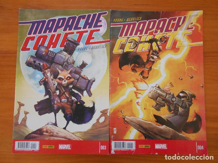 C&oacute;mics: MAPACHE COHETE - NUMEROS 1,2,3 Y 4 - MARVEL - PANINI (FI1) - Foto 3