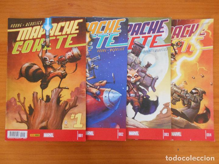 C&oacute;mics: MAPACHE COHETE - NUMEROS 1,2,3 Y 4 - MARVEL - PANINI (FI1) - Foto 1