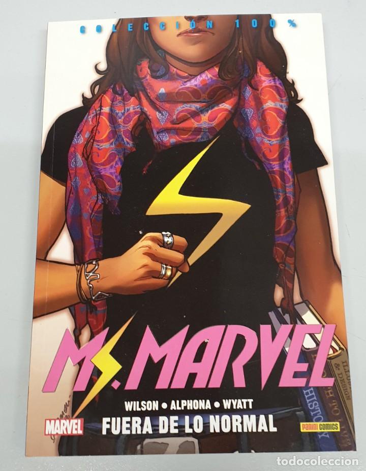 C&oacute;mics: MS. MARVEL N&ordm; 1 : FUERA DE LO NORMAL / COLECCION 100% MARVEL / PANINI - Foto 1