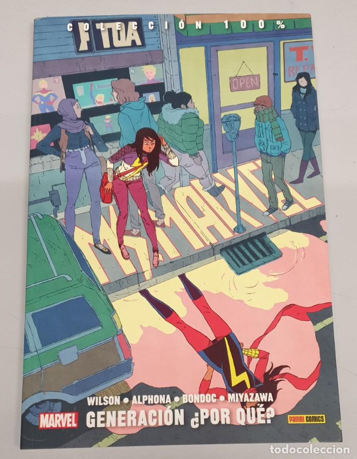 C&oacute;mics: MS. MARVEL N&ordm; 2 : GENERACION &iquest; POR QUE ? / COLECCION 100% MARVEL / PANINI - Foto 1