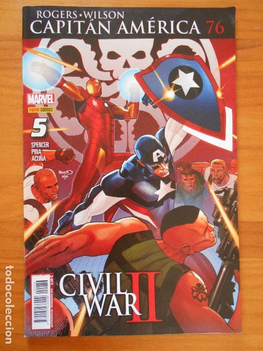 C&oacute;mics: CAPITAN AMERICA VOLUMEN 8 N&ordm; 76 - MARVEL - PANINI (FR) - Foto 1
