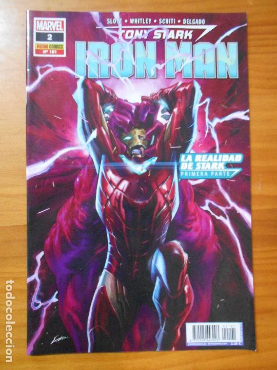 C&oacute;mics: IRON MAN N&ordm; 101 - TONY STARK - MARVEL - PANINI (7X) - Foto 1