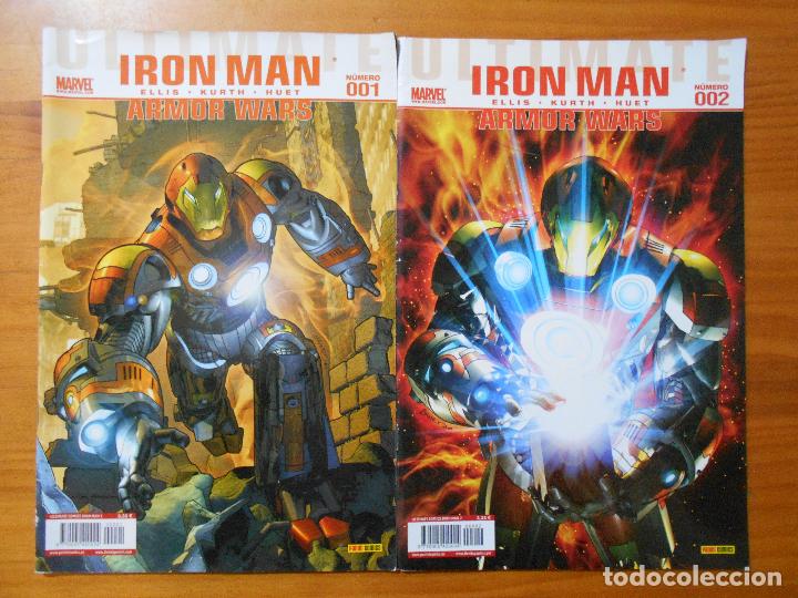 C&oacute;mics: ULTIMATE IRON MAN - ARMOR WARS - COMPLETA - N&ordm; 1 Y 2 - MARVEL - PANINI (BO) - Foto 1