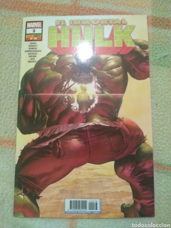 C&oacute;mics: El Inmortal Hulk n&deg; 3/ 78 grapa Panini Nuevo - Foto 1