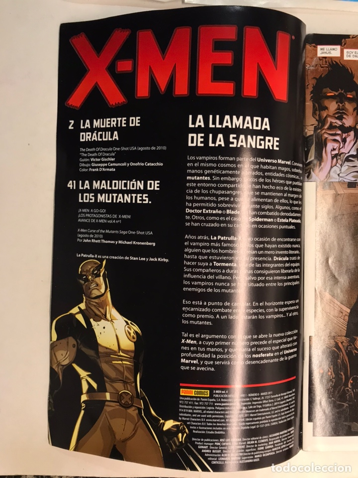 C&oacute;mics: C&Oacute;MIC X-MEN, MARVEL, Panini Comics A&ntilde;o1, N&uacute;mero 0, Marzo del 2011 - Foto 2