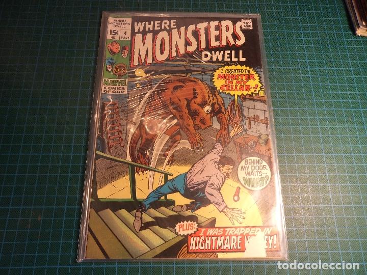 C&oacute;mics: Where monsters dwell. N&deg; 4. Marvel. (B-43) - Foto 1