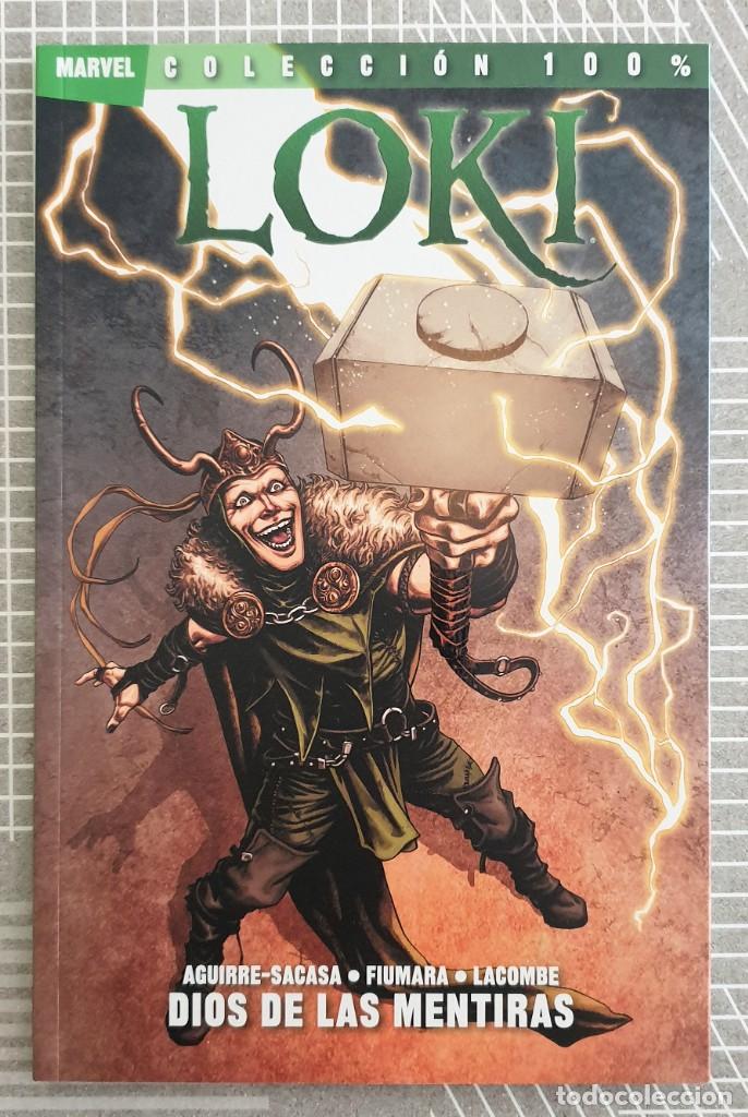 C&oacute;mics: 100% MARVEL. LOKI. DIOS DE LAS MENTIRAS. Numero unico. Panini 2011 - Foto 1