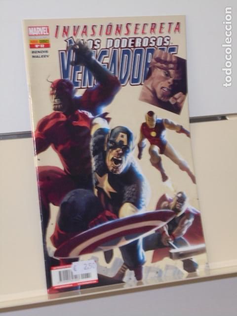 C&oacute;mics: MARVEL LOS PODEROSOS VENGADORES N&ordm; 12 INVASION SECRETA - PANINI - Foto 1