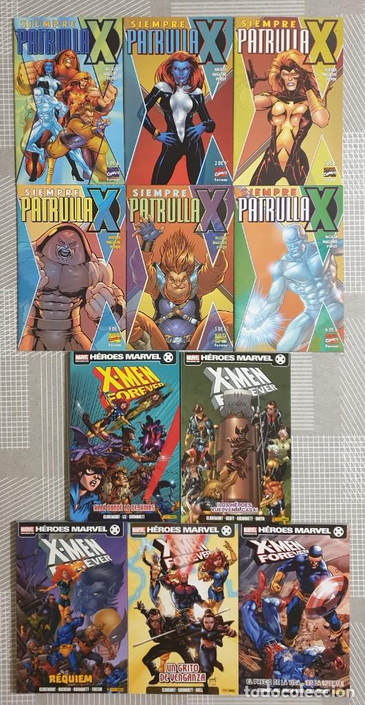 C&oacute;mics: X-MEN FOREVER. Colecci&oacute;n completa de 6 comics y 5 tomos. Panini Comics 2001 - Foto 1