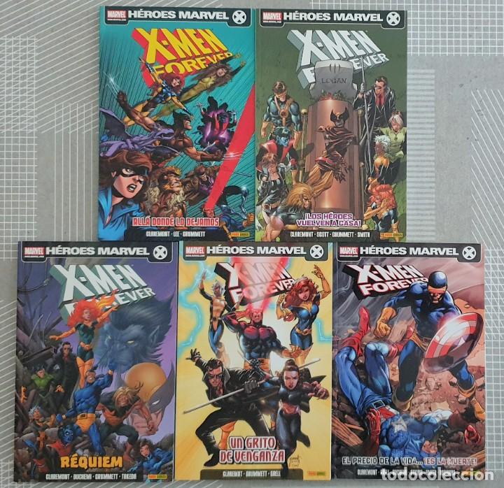 C&oacute;mics: X-MEN FOREVER. Colecci&oacute;n completa de 6 comics y 5 tomos. Panini Comics 2001 - Foto 3