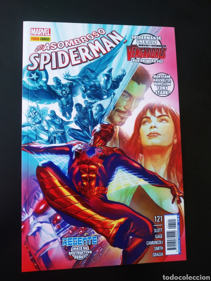 C&oacute;mics: DE KIOSCO EL ASOMBROSO SPIDERMAN 121 PANINI COMICS - Foto 1