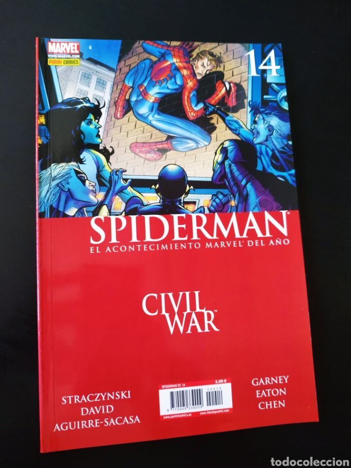 C&oacute;mics: DE KIOSCO SPIDERMAN 14 CIVIL WAR PANINI COMICS - Foto 1