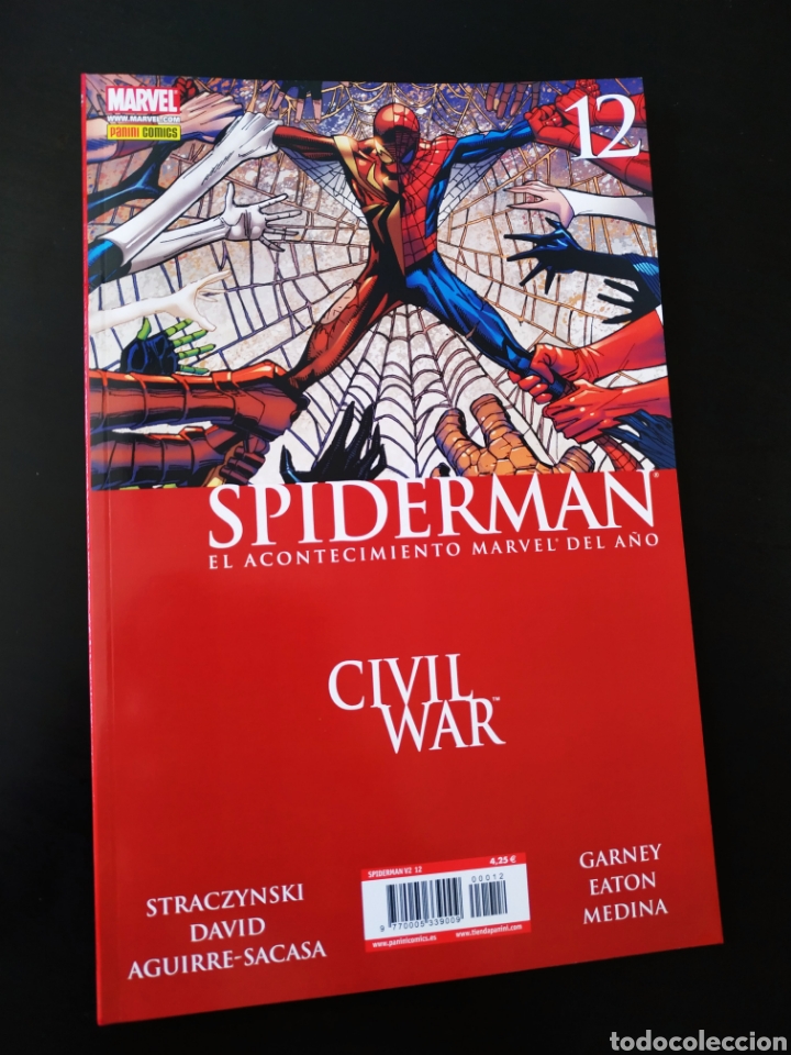 C&oacute;mics: DE KIOSCO SPIDERMAN 12 CIVIL WAR PANINI COMICS - Foto 1