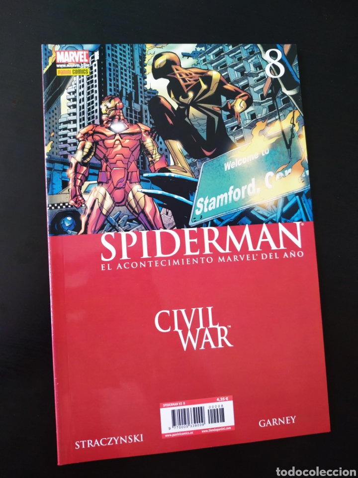 C&oacute;mics: EXCELENTE ESTADO SPIDERMAN 8 CIVIL WAR PANINI COMICS - Foto 1