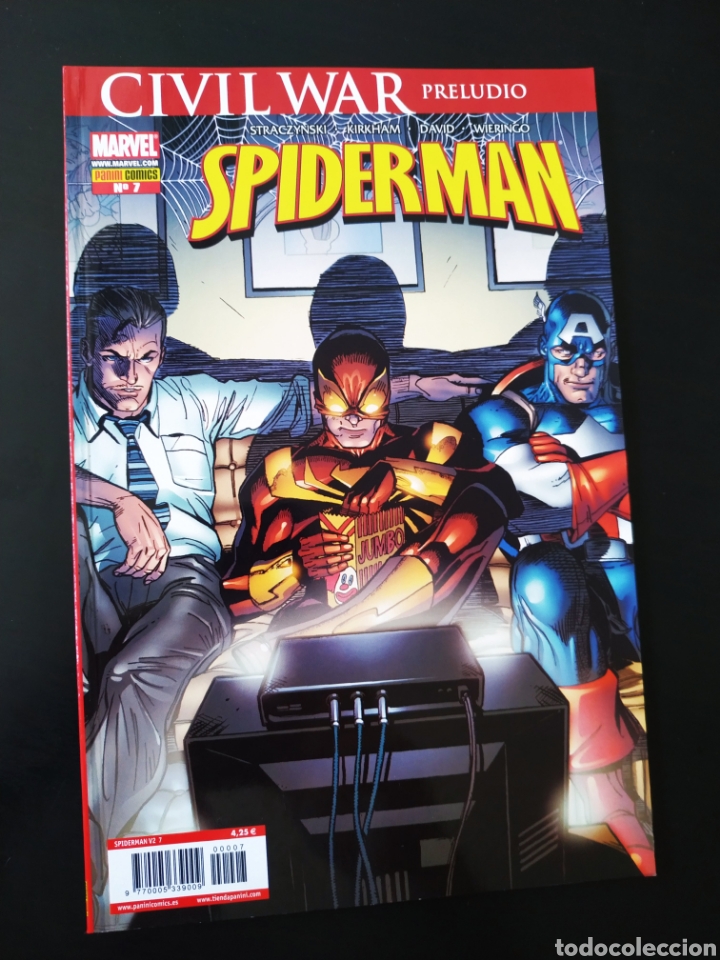 C&oacute;mics: DE KIOSCO SPIDERMAN 7 CIVIL WAR PANINI COMICS - Foto 1