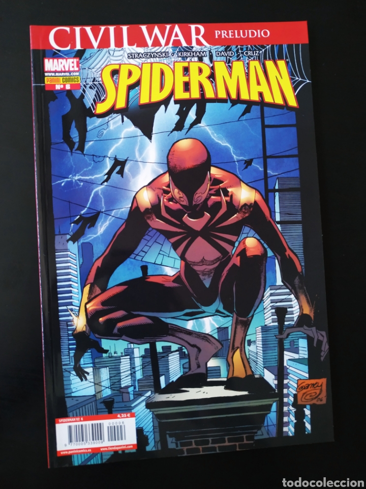 C&oacute;mics: DE KIOSCO SPIDERMAN 6 CIVIL WAR PANINI COMICS - Foto 1
