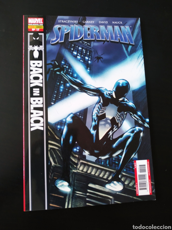 C&oacute;mics: COMIC EXCELENTE EL ASOMBROSO SPIDERMAN 17 BLACK IN BLACK PANINI COMICS - Foto 1