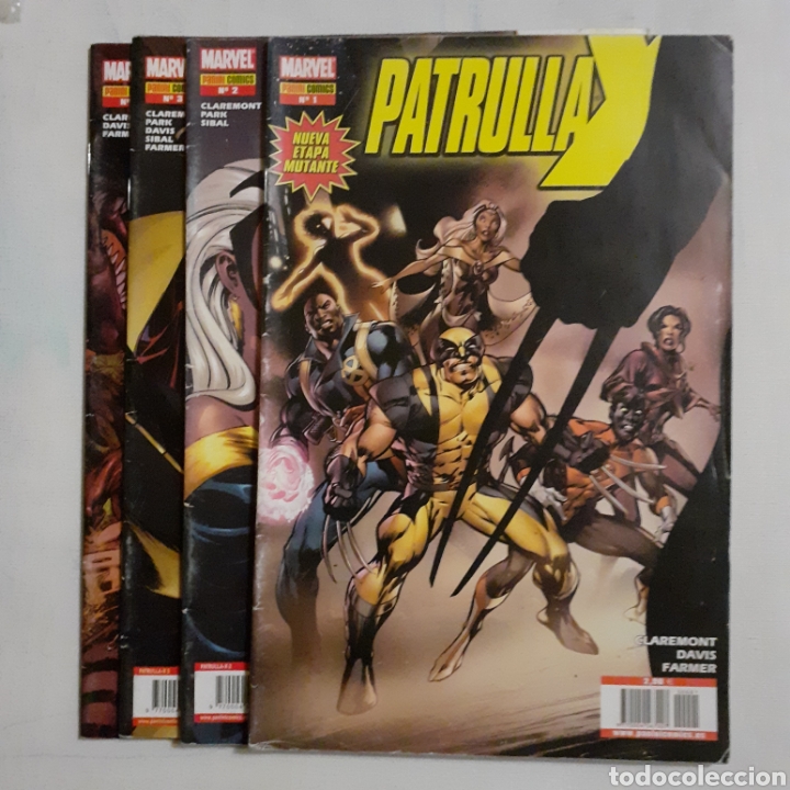 C&oacute;mics: Patrulla X. Panini. Marvel. N&deg; 1, 2, 3, 4. 2005 - Foto 1